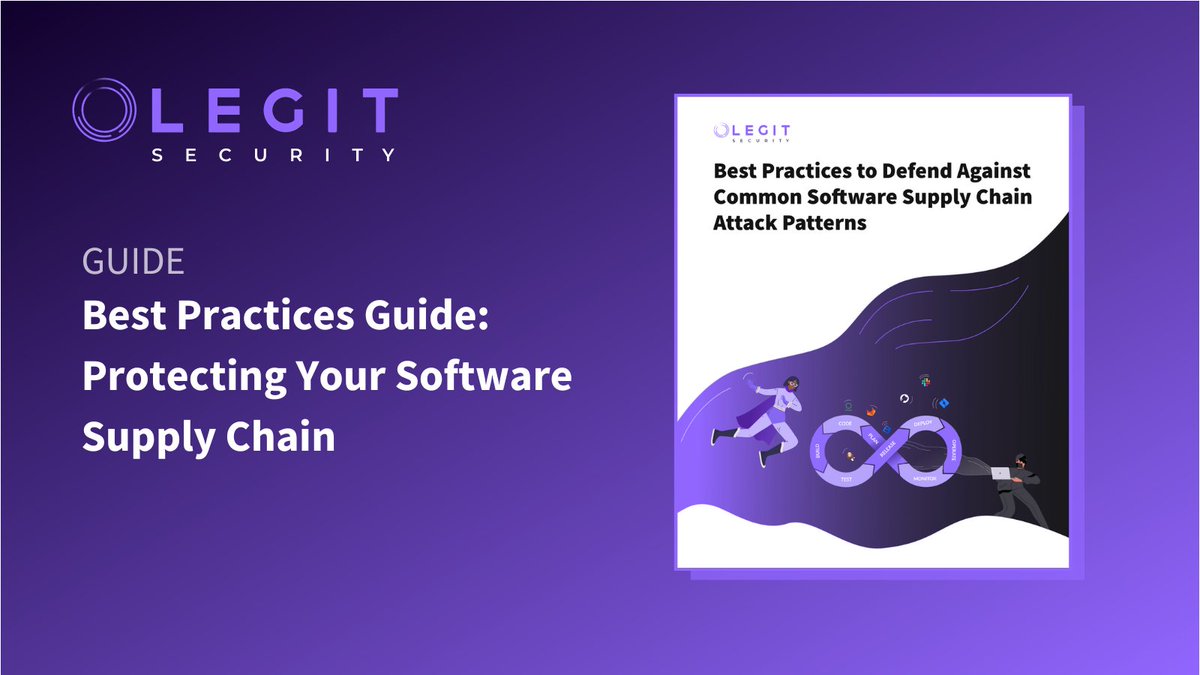 Software supply chain security is critical to securing application delivery from #codetocloud. Our experts share the most effective tactics to protect your #softwaresupplychain in our best practices guide. hubs.li/Q01TXfxp0 #AppSec #DevSecOps #SDLC