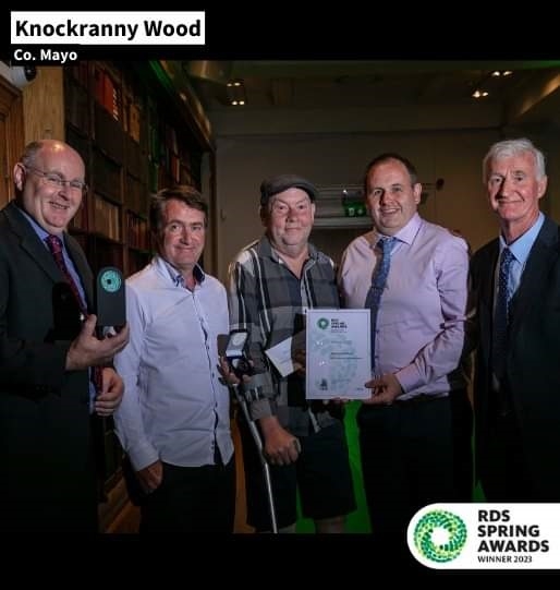 coilltenews's tweet image. Knockranny Wood has been voted the winner of the 2023 National @TheRDS Forest and Woodland Awards under the Community Woodlands category🥇Working in partnership with local community we have developed a ‘NeighbourWood’ worth diverting to. For more visit coillte.ie/coilltes-knock…
