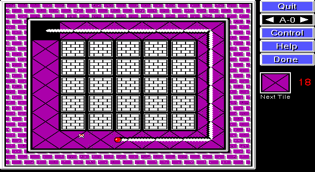 Random game of the day:
Modern Problems (Puzzle: Joe Cassavaugh & Malcolm Michael, 1993)

Download/play: dosgames.com/game/modern-pr…

#dosgaming #retrogaming #puzzle #snake #color #matching #variety #ega