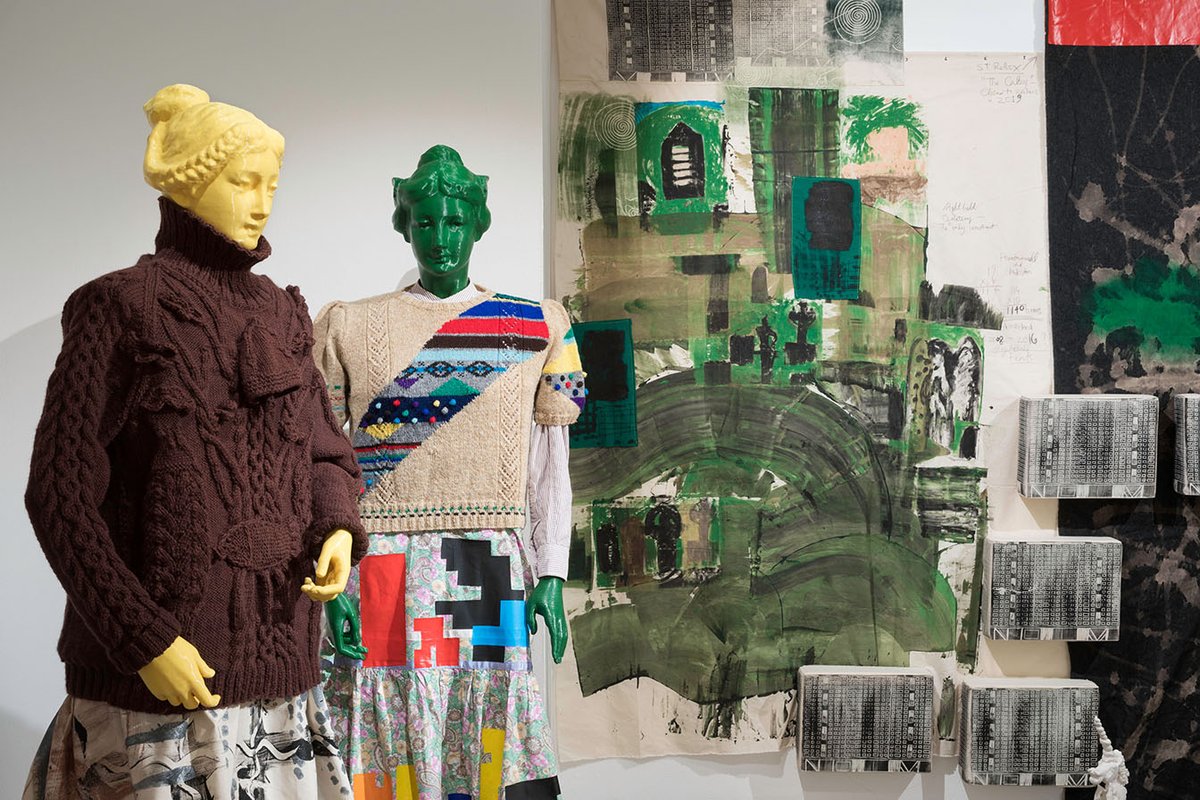 GlasgowGoMA's tweet image. &quot;Really loved the exhibition - almost moved me to tears when I walked in. Wish I could buy the jumper&quot;
&quot;Very Interesting. So relevant&quot;

Just some of the 🌟🌟🌟🌟🌟 feedback on Helen de Main &amp;amp; Mandy McIntosh #RepeatPatterns in Gallery 3.

FREE entry &amp;amp; on til 15 October.
#Glasgow