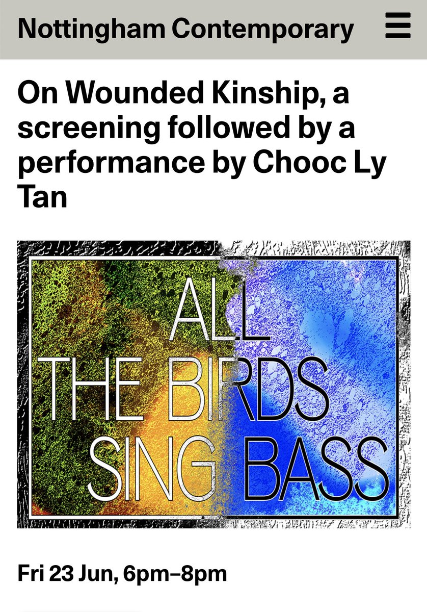 Chooc Ly Tan💫 (@choocly) on Twitter photo I will perform 'Earth Friction: Geological Forces_Forced Nature' at <a href="/Nottm_Contemp/">Nottingham Contemporary</a> this Friday, with new DJ tricks up my sleeve! in a program curated by Canan Batur nottinghamcontemporary.org/whats-on/on-wo… I will perform 'Earth Friction: Geological Forces_Forced Nature' at <a href="/Nottm_Contemp/">Nottingham Contemporary</a> this Friday, with new DJ tricks up my sleeve! in a program curated by Canan Batur nottinghamcontemporary.org/whats-on/on-wo…