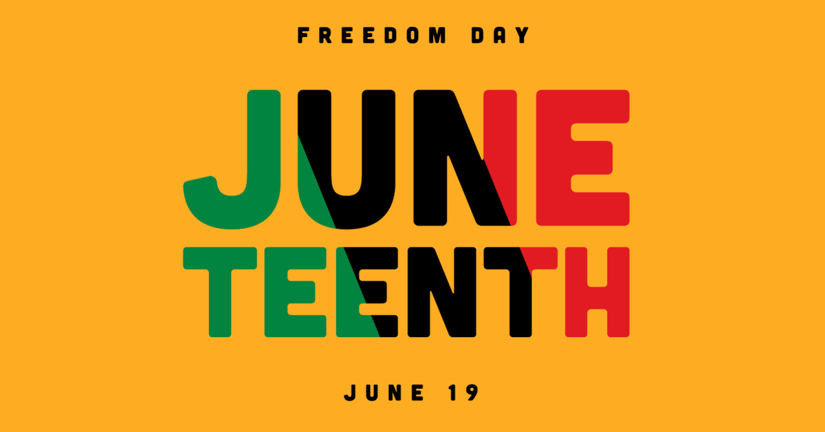 “Understanding history is one of many ways to break the cycle. Lift up/amplify Black voices. Support Black owned businesses. Reach back. Mentor.” —Chadwick Boseman

#juneteenth #freedomday https://t.co/uOMydwRCGY