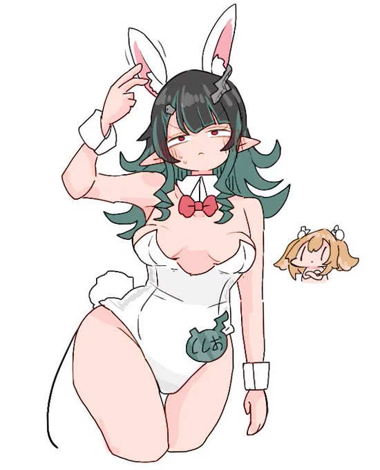 ウサ耳を見逃さなかったですわよ