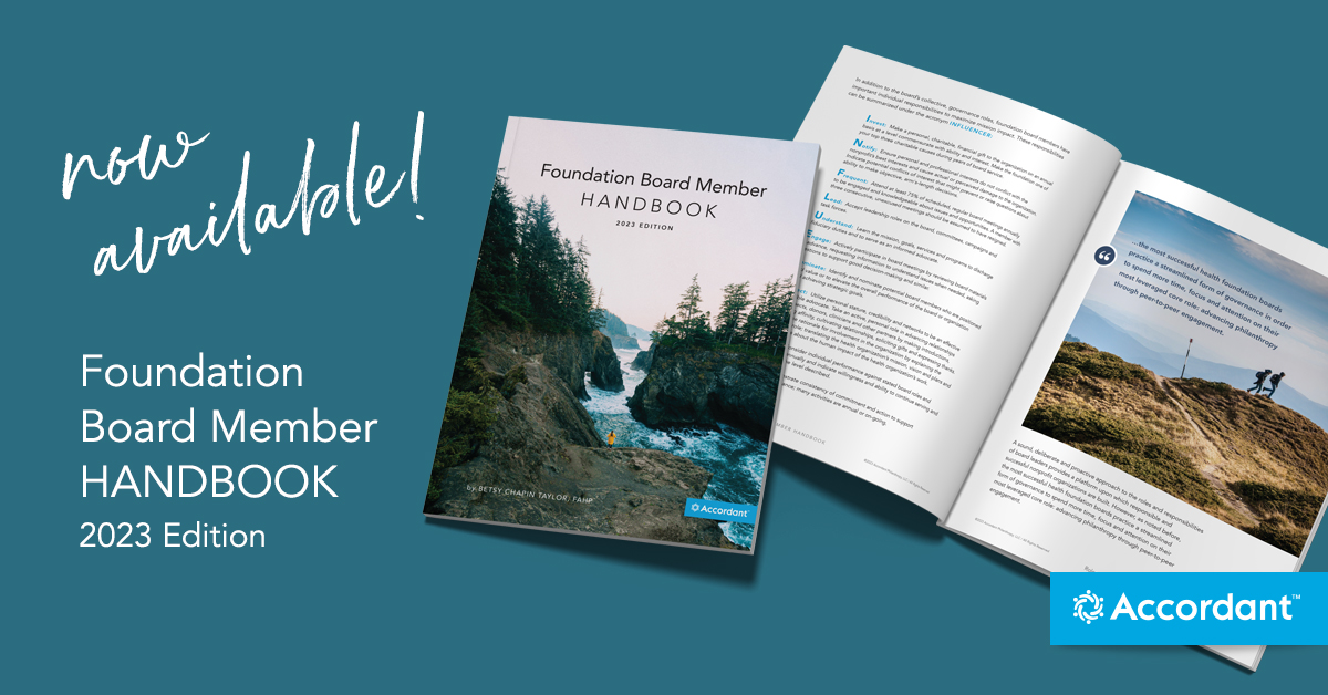 BoardAdvance helps health care organizations maximize the impact and involvement of volunteer leaders through turnkey handbooks, live, virtual and on-demand training and  actionable templates and strategies.

Learn more here: ow.ly/U9bG50NiOjA