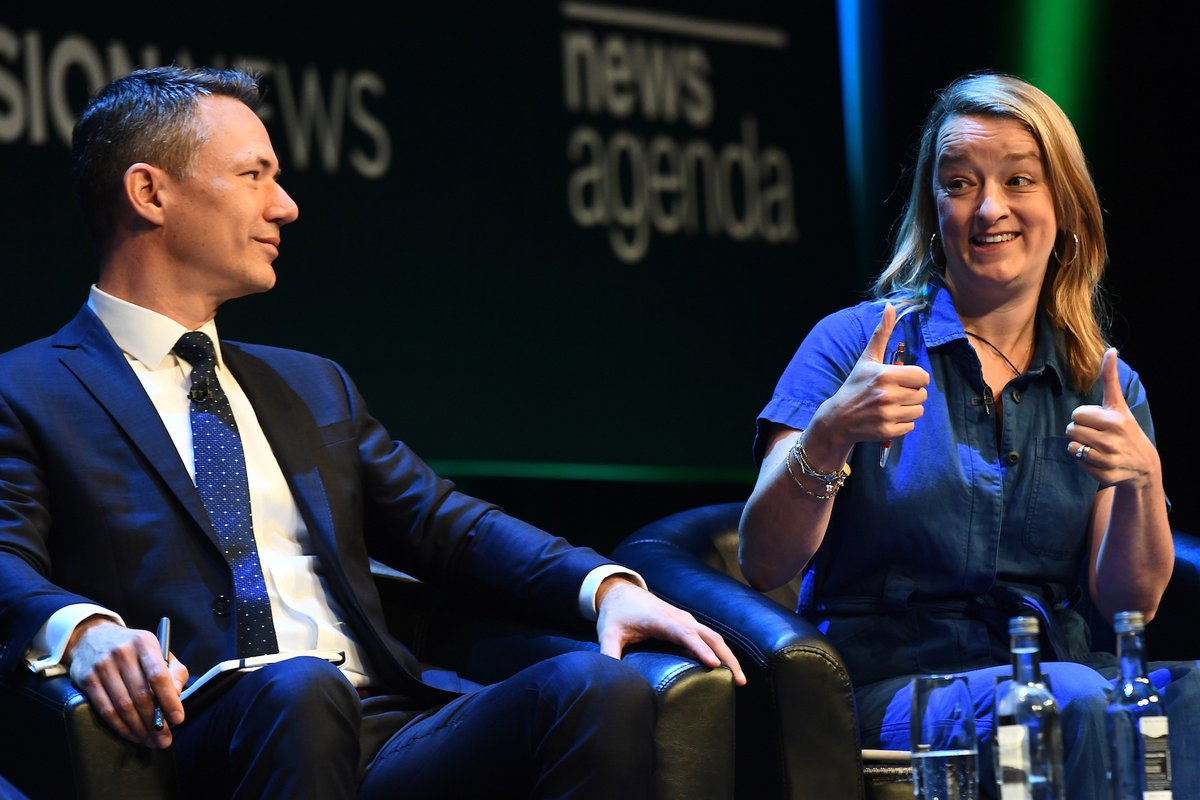 Journalist and presenter Laura Kuenssberg @bbclaurak tells broadcast journalists to stop Googling themselves, turn off their @twitter mentions and put online abuse into perspective compared to dangers faced by war correspondents #NewsXchange #bbc #politics #news