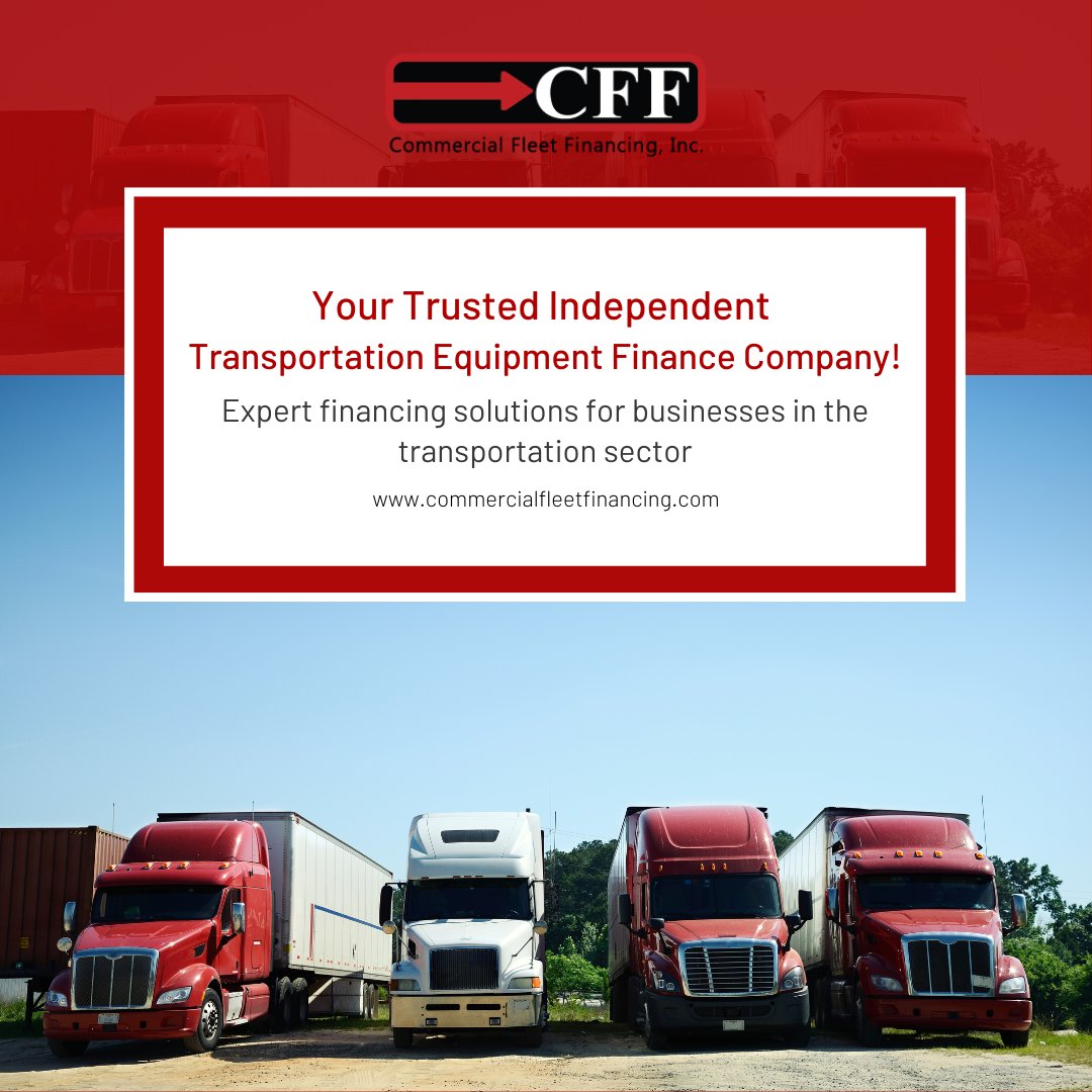 America's leading independently owned transportation equipment finance company! We offer expert financing solutions for businesses in the transportation sector. 🤝💼 As June is Truck Month in 2023, check out our special finance programs with zero down payment options.

#cff #usa