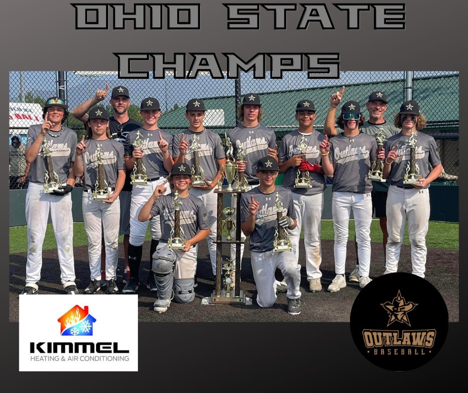 Let’s hear it for the 13u OBC team!  ⚾️🎉🏆
Five Tool Nations Baseball State Champions Open Division
Largest State Tournament in the U.S.