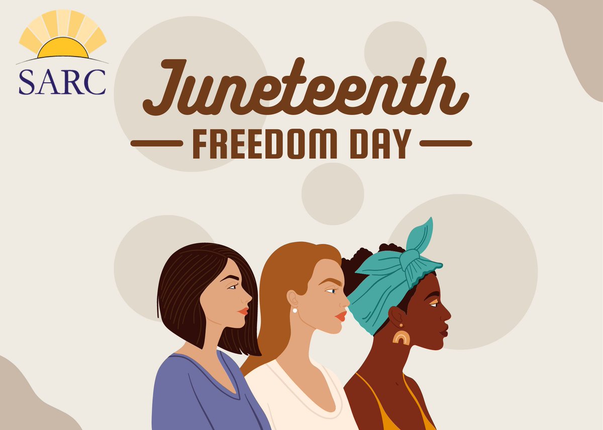 In honor of #juneteenthday, SARC's administrative office will be closed.  We will reopen on Tuesday, June 20th.

If you are in need of help, please call our 24-hour helpline at 410-836-8430.