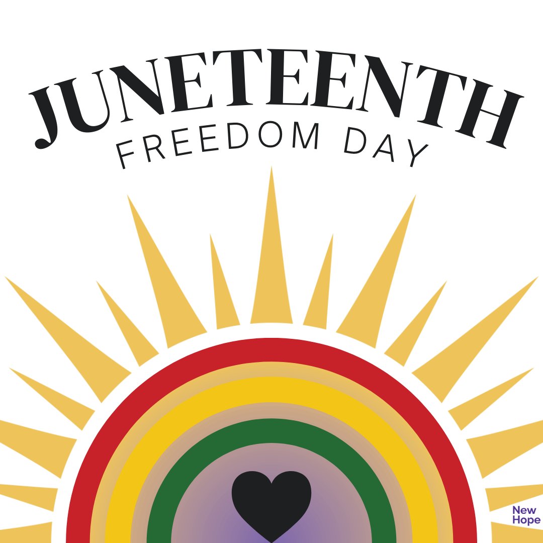 NewHopeServices's tweet photo. The end of slavery does not mean the end of progress. We are dedicated to continuously learning more to better understand and serve everyone in our community. https://t.co/TUfv6fl1mK