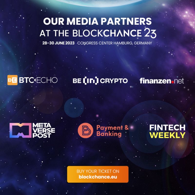 📢 Our Media Partners spreading the word during the 3-day event! 📰🚀

<a href="/btcecho/">BTC-ECHO</a> <a href="/beincrypto/">BeInCrypto</a> <a href="/FinanzenNet/">finanzen.net</a> <a href="/mpost_io/">Mpost Media Group</a> <a href="/paymentbanking/">Payment & Banking</a> <a href="/fintech_weekly/">FinTech Weekly</a>