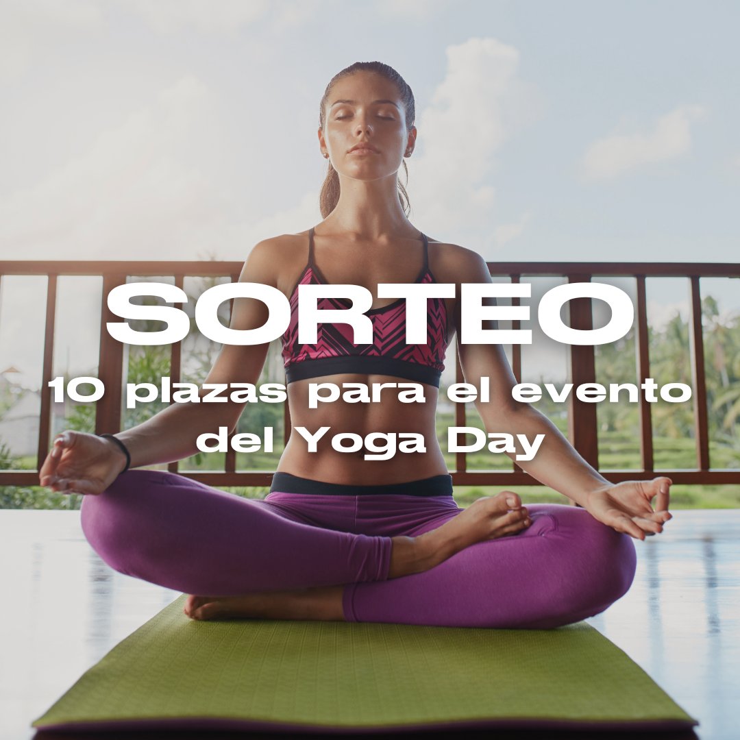 Como habéis arrasado con las inscripciones del #YogaDay, sorteamos 10 plazas entre nuestros seguidores para no perderos la clase de yoga al aire libre, el brunch y los talleres únicos que os estarán esperando el 24 de junio🧘

Participa aquí: bit.ly/3NhOy0g
#ParqueAlegra