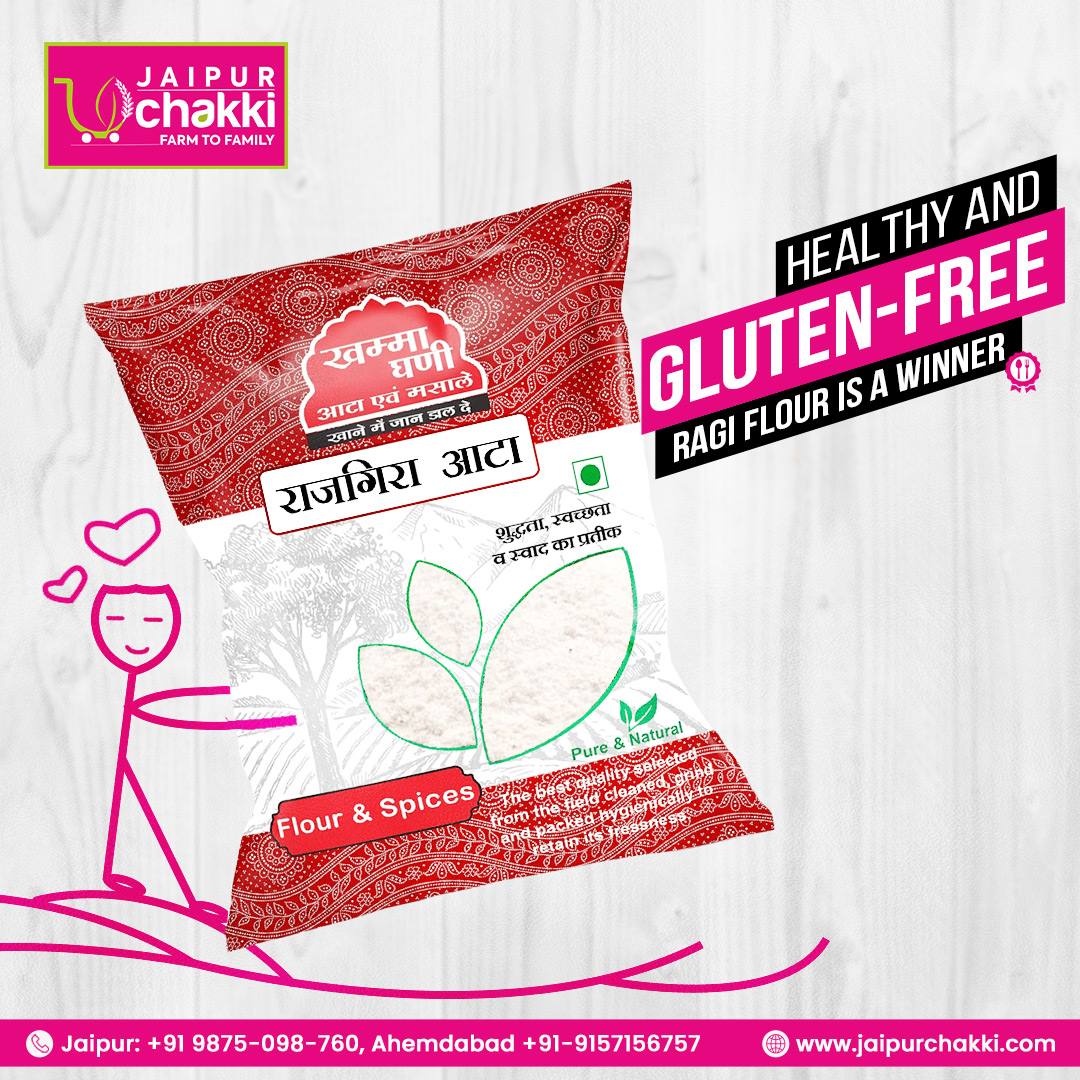 Healthy mornings start with a wholesome breakfast! Kick start your day with Jaipur Chakki Ragi Flour - a nutritious and gluten-free option that is perfect for weight watchers and health enthusiasts. #MustTry #ReelContent #InstagramReels #JaipurChakki #KhakhraSnacks #Deliciousness