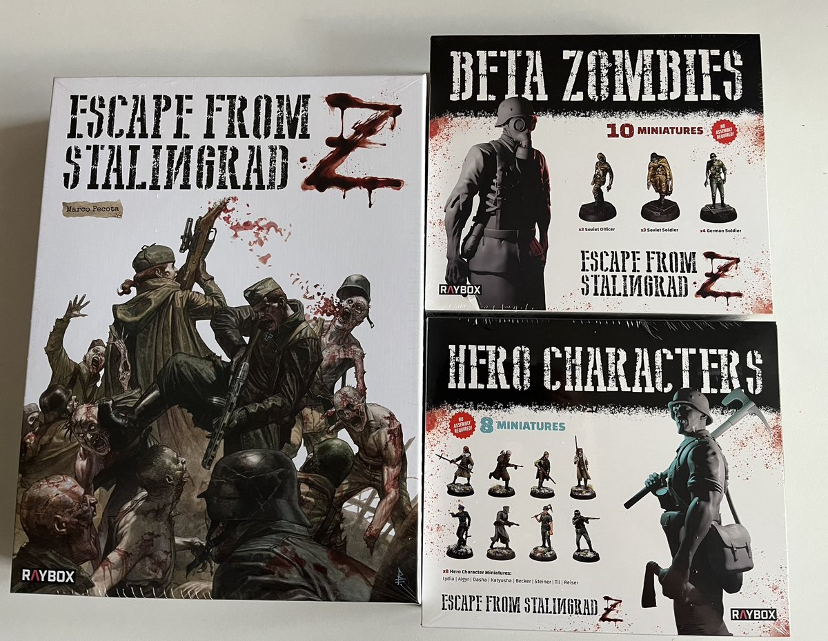 Ya tenemos en casa esta maravilla de <a href="/RayboxGames/">RayboxGames</a> 

¡¡Muchas ganas de jugarlo!!

#juegodemesa #zombie #boardgames