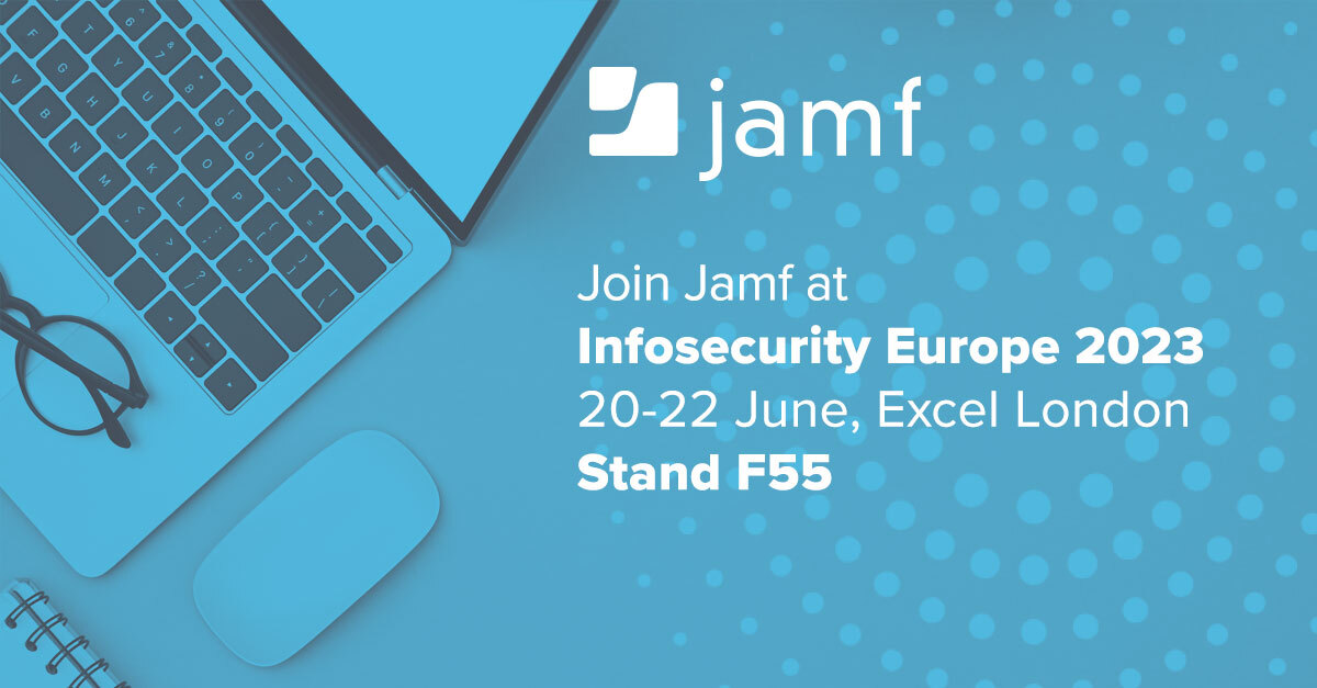We look forward to seeing you tomorrow at Infosecurity Europe. Meet the team at stand F55 to learn how to create a long-term security strategy, or try your hand at our new game and win some Jamf swag.

ow.ly/Rot050OuxSC