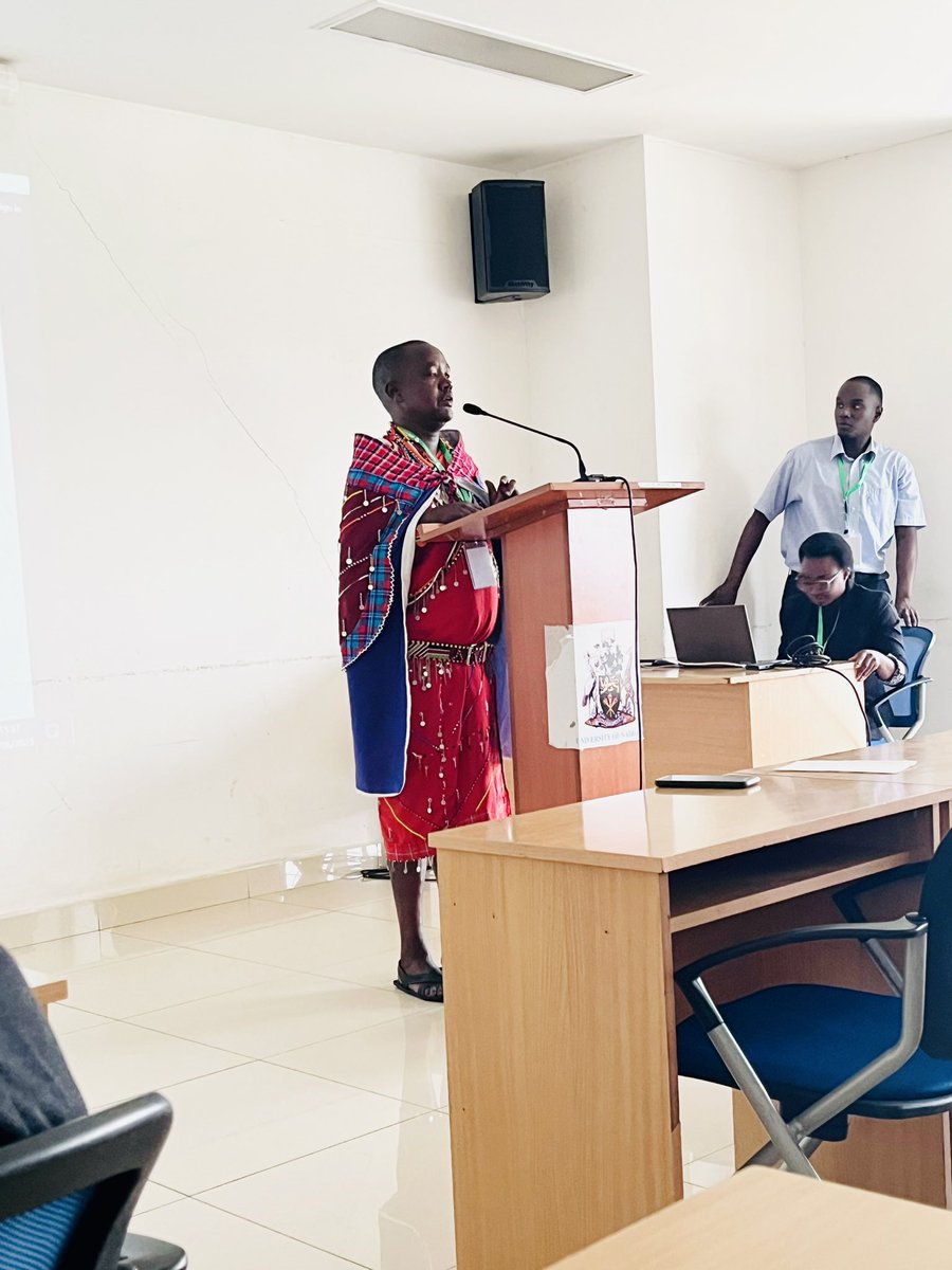 Penlope Yaguma (@penlopey) on Twitter photo Amos Karino Leuka, a member of the council of elders in Loita community on the Maasai people and their struggles to protect their rights to common land and resources for their community, livestock and livelihoods from grabbing. <a href="/iasc_commons/">IASC COMMONS</a> #IASC2023 #TheCommonsWeWant Amos Karino Leuka, a member of the council of elders in Loita community on the Maasai people and their struggles to protect their rights to common land and resources for their community, livestock and livelihoods from grabbing. <a href="/iasc_commons/">IASC COMMONS</a> #IASC2023 #TheCommonsWeWant