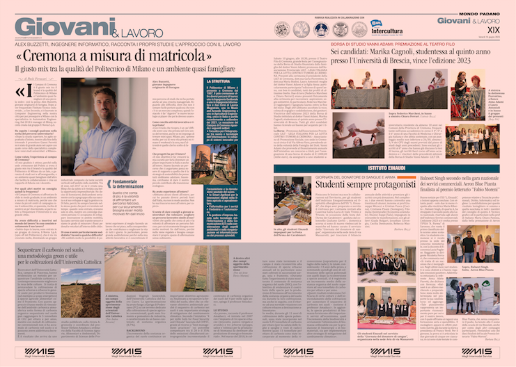 mondopadano's tweet photo. «Cremona a misura di matricola»
Il giusto mix tra la qualità del #Politecnico di #Milano e un ambiente quasi famigliare: Alex #Buzzetti, #ingegnere informatico, racconta i propri studi e l’approccio con il #lavoro.
#università @polimi #cremona
https://t.co/4y2mwBvgPg https://t.co/9ks8dlsjT2
