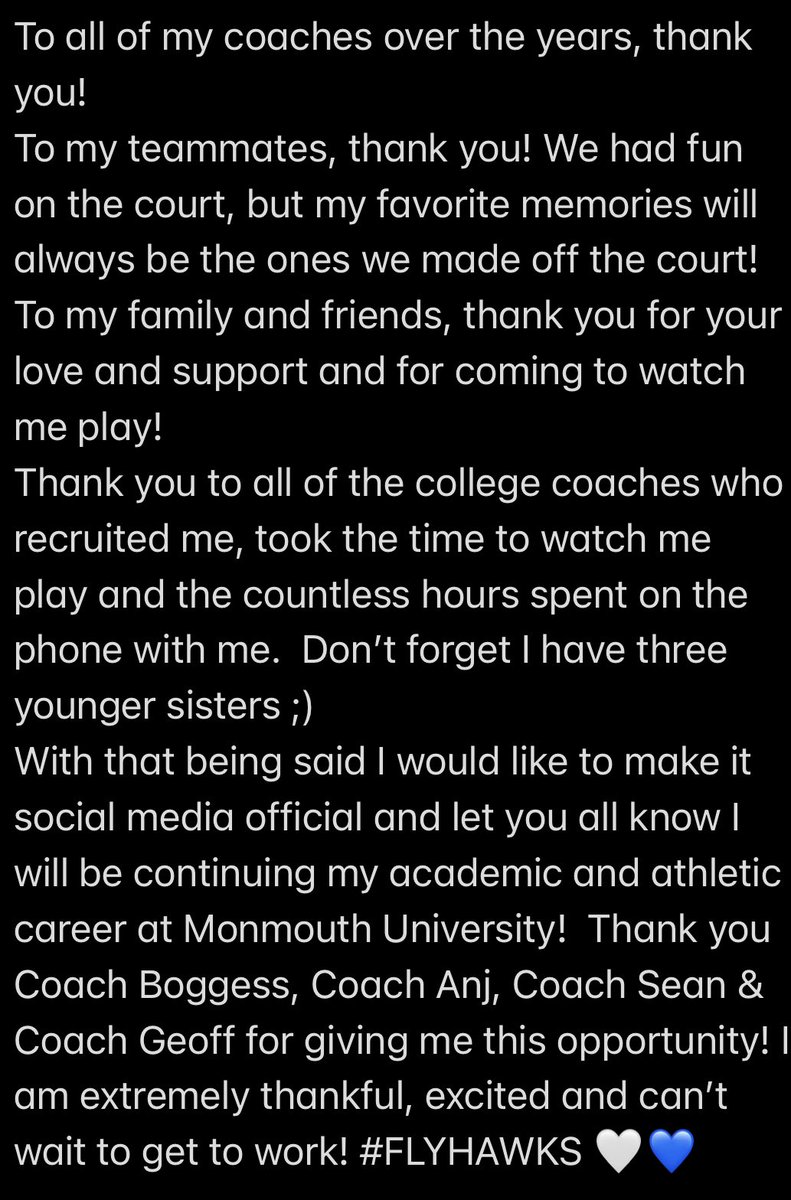 Committed… 110%  💙🤍 #Flyhawks  <a href="/GirlsEaston/">Easton Girls Basketball</a> <a href="/FeverForceAAU/">Fever & Force AAU</a> <a href="/G_Bogg/">Ginny Boggess</a> <a href="/AnjaleBarrett/">Anjalé Barrett</a> @SBair_MUHawks <a href="/CoachGeoff_/">Geoff Lanier</a>