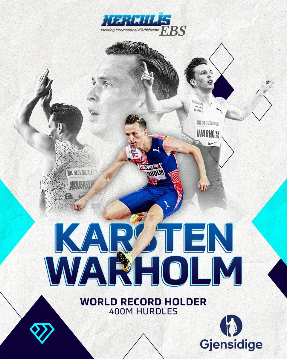 Guess who’s back... back in #Monaco on July 21st! 🇳🇴After a stunning start of his season in #Oslo, @kwarholm confirms his participation to #MonacoDL! #HerculisEBS @Diamond_League