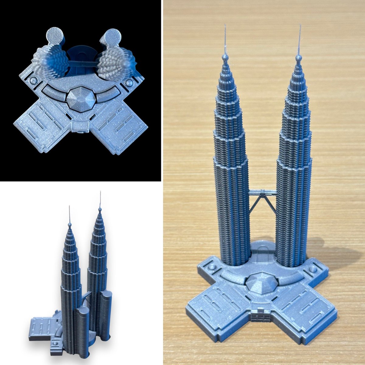 Makerwiz (@makerwiz) on Twitter photo Petronas Towers - Kuala Lumpur, Malaysia #3dmodel @miniworld3d #3dprinter <a href="/josefprusa/">Josef Prusa</a> #pla #galaxysilver <a href="/prusament/">Prusament</a> #3dprinting @makerwiz #towers #twintowers #petronastowers #kualalumpur #malaysia #qr8t3d #makersgonnamake Petronas Towers - Kuala Lumpur, Malaysia #3dmodel @miniworld3d #3dprinter <a href="/josefprusa/">Josef Prusa</a> #pla #galaxysilver <a href="/prusament/">Prusament</a> #3dprinting @makerwiz #towers #twintowers #petronastowers #kualalumpur #malaysia #qr8t3d #makersgonnamake