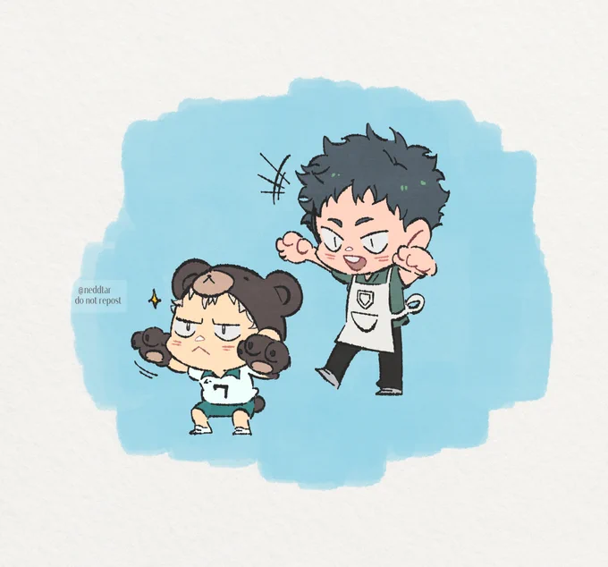 Bringing back the single father and son au. This is Moniwa & Baby Aone's story Making this into an art thread