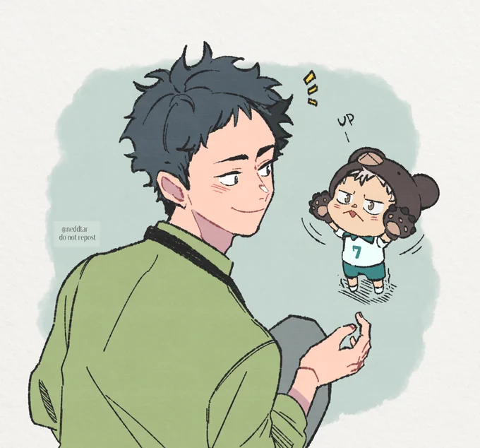 Bringing back the single father and son au. This is Moniwa & Baby Aone's story Making this into an art thread