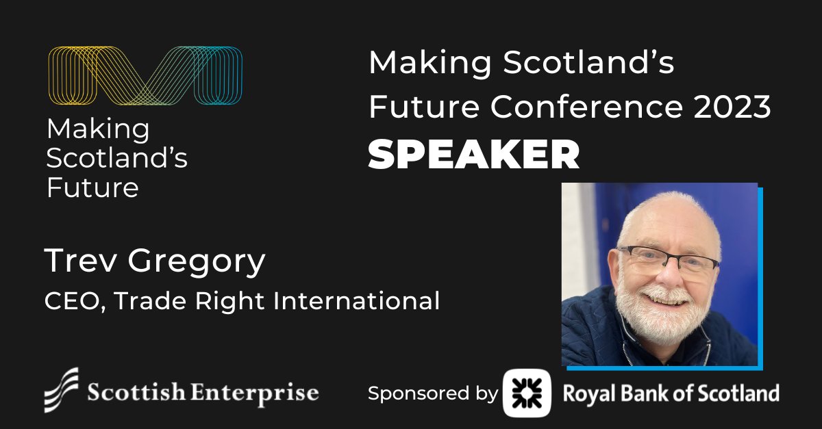 Interested in learning how innovation can drive your business? Join Making Scotland's Future Conference 2023 speaker Trev Gregory for the Innovation &amp; Collaboration Workshop on 22 June!

Find out more and book your tickets today👉makingscotlandsfutureconference.scot/speakers

#MakingScotlandsFuture