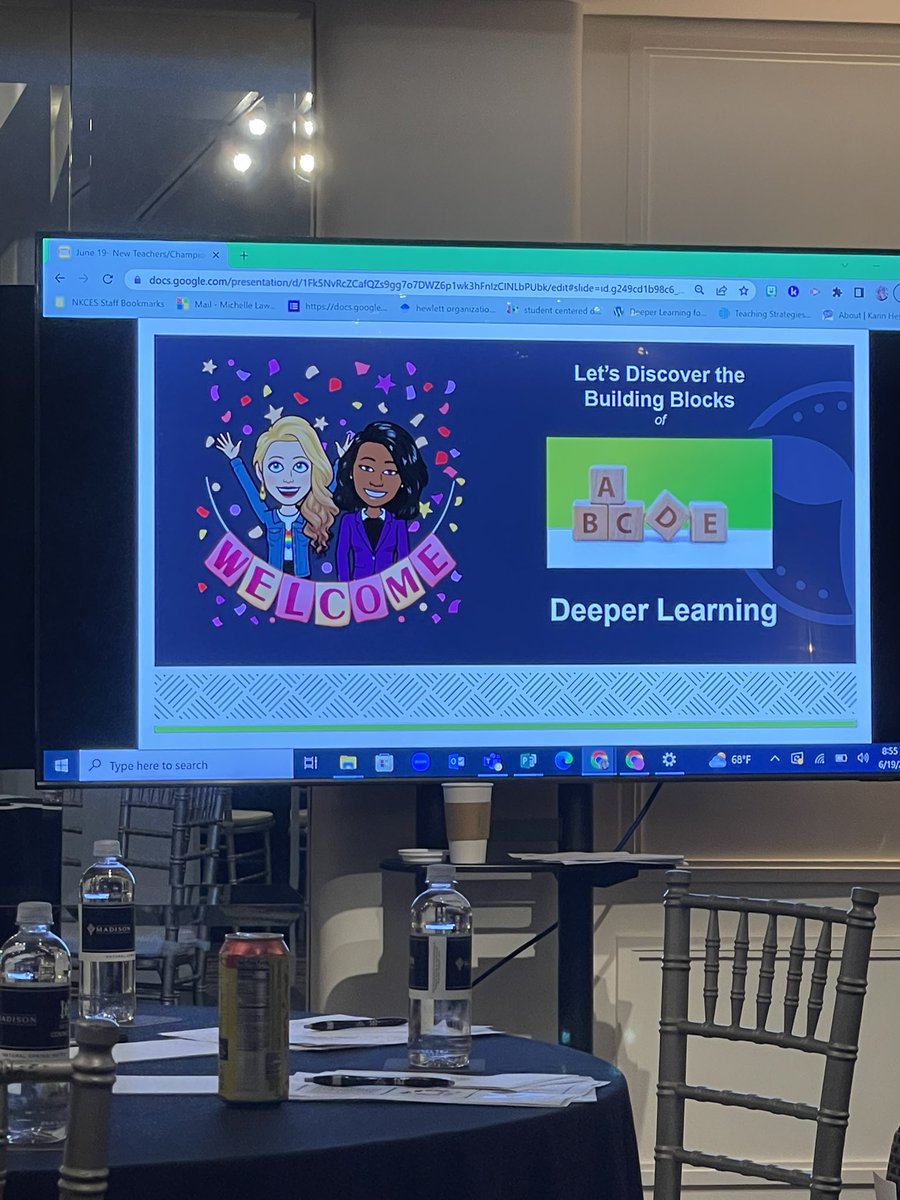 Excited for a morning of work and learning with @NKCESKids1st and the champions for the profession cadre! #ConnectGrowServe