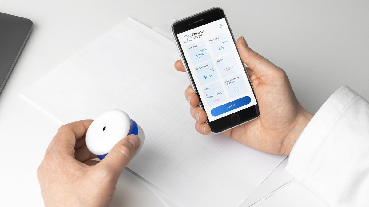 DeepBreath: Using deep learning and an electronic stethoscope to identify respiratory disease buff.ly/3qMWYFv