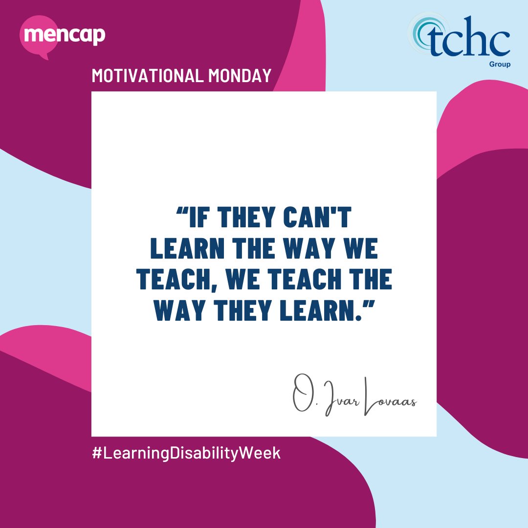 It is Learning Disability Awareness Week and we would like to share a quote which emphasises the importance of adapting teaching styles to suit each individuals' needs. 

#learningdisabilityweek #learningdisability #learningdisabilities #learning #disability