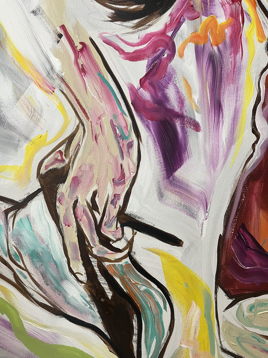 Details from a recent piece. 💫