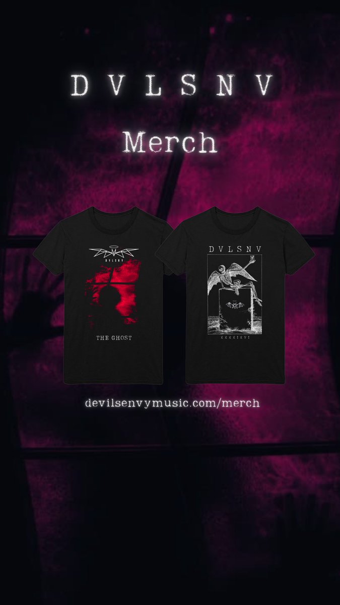 Grab your very own DVLSNV merch while supplies last. 
•
#devilsenvy #dvlsnv #bandmerch