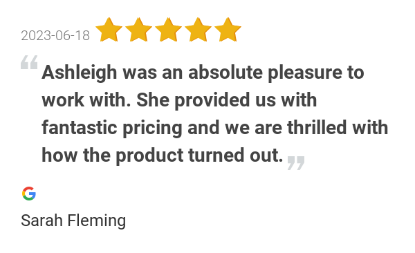 NeedhamPromo's tweet image. New 5.0-star Review: "Ashleigh was an absolute pleasure to work with. She provided us with fantastic pricing and...