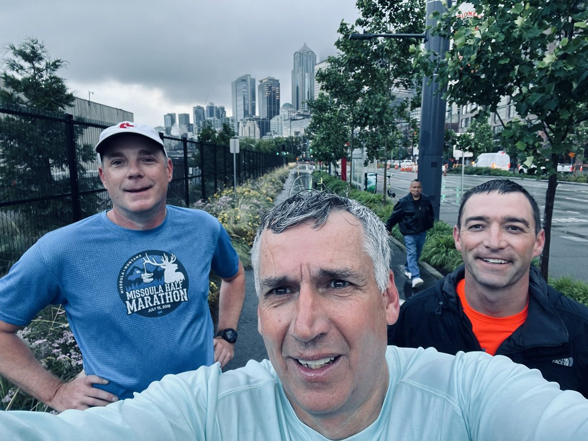 It was a great morning run in Seattle before the CFC Forum with Little Mike and the Todd. Turns out I worked with Little Mike’s dad back in my Wyoming days in the early 90s. #coopconnections <a href="/NRECANews/">NRECA</a> <a href="/voices4coops/">Voices for Cooperative Power</a>