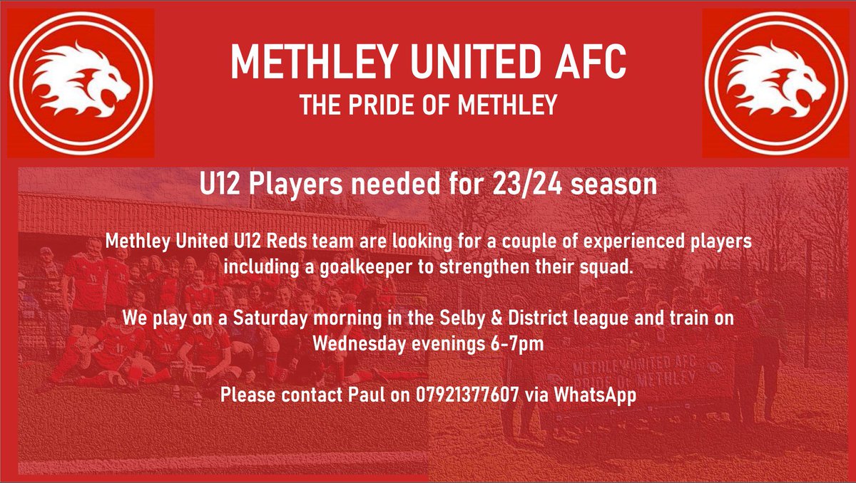 Methley United AFC (@methleyutdafc) on Twitter photo 