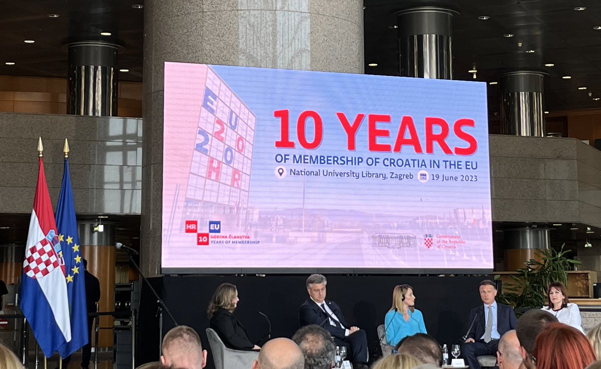 Highlighting the ten important years that have passed since Croatia joined the EU - Conference “10 Years of Membership of Croatia in the EU”