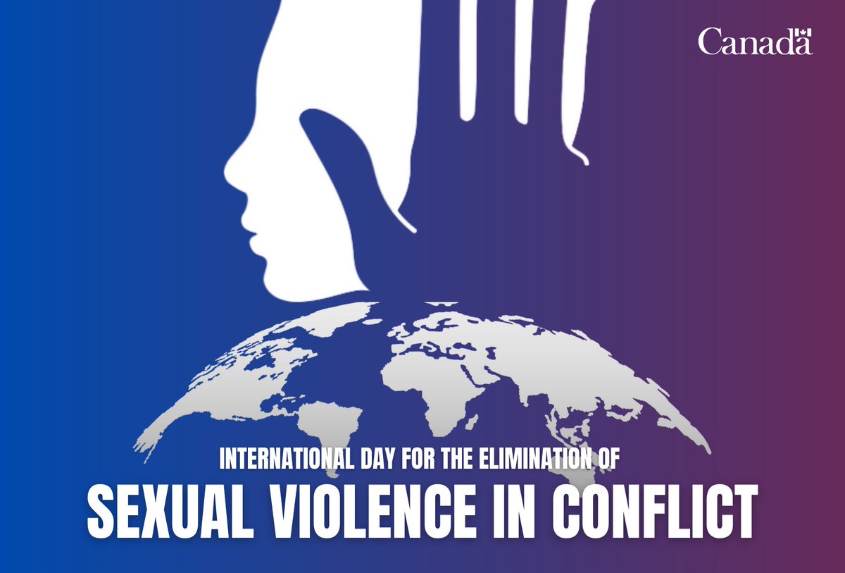 Conflict-Related Sexual Violence remains one of the most pervasive, yet silenced weapon of war. Canada is working to #EndCRSV and supports survivor-centered approaches in seeking justice and accountability for these crimes, including in Ukraine, Ethiopia, Myanmar and Iraq.