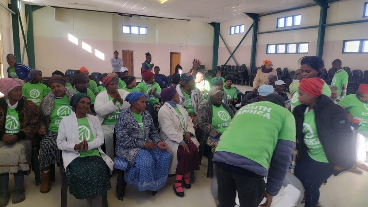 ActionSA launched another ward in the Eastern Cape this weekend. Ward 4 in Amahlathi, Cathcart is launched ⁦@HermanMashaba⁩
