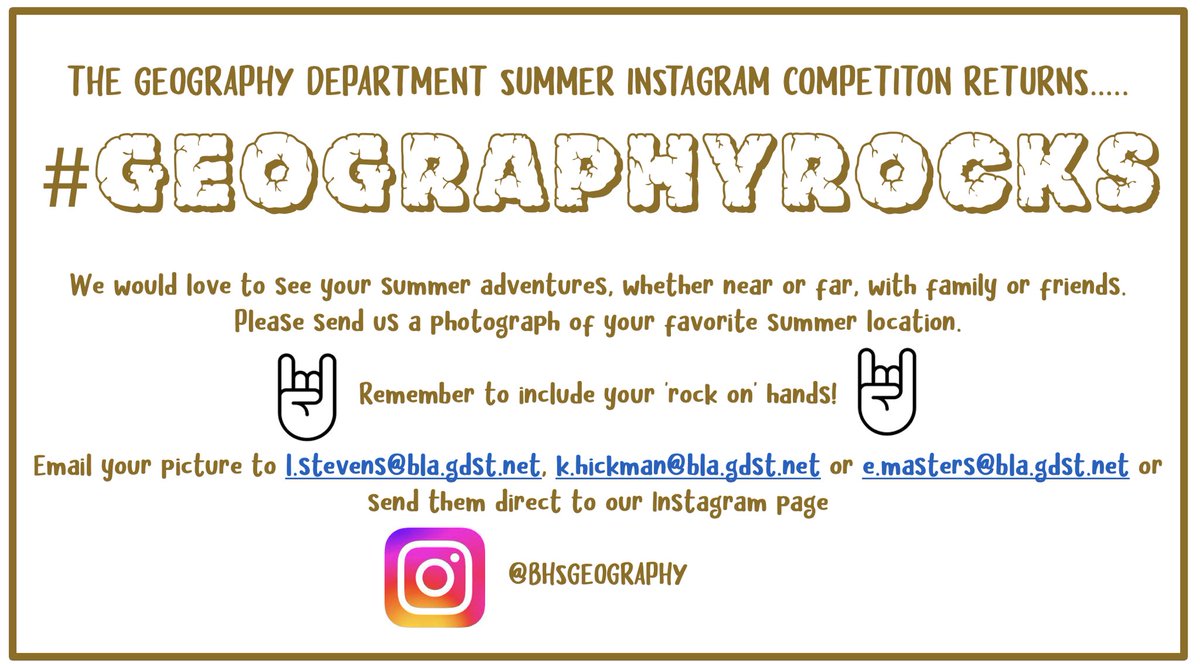 We are excited to launch our summer competition! Get snapping! <a href="/BlackheathHigh/">Blackheath High School GDST</a>