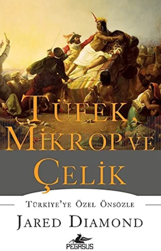 İnsanlık tarihine disiplinlerarası bir anlayışla odaklanan mutlaka okunması gereken 3 kitap 👇

1- Tüfek, Mikrop ve Çelik

-- Jared Diamond