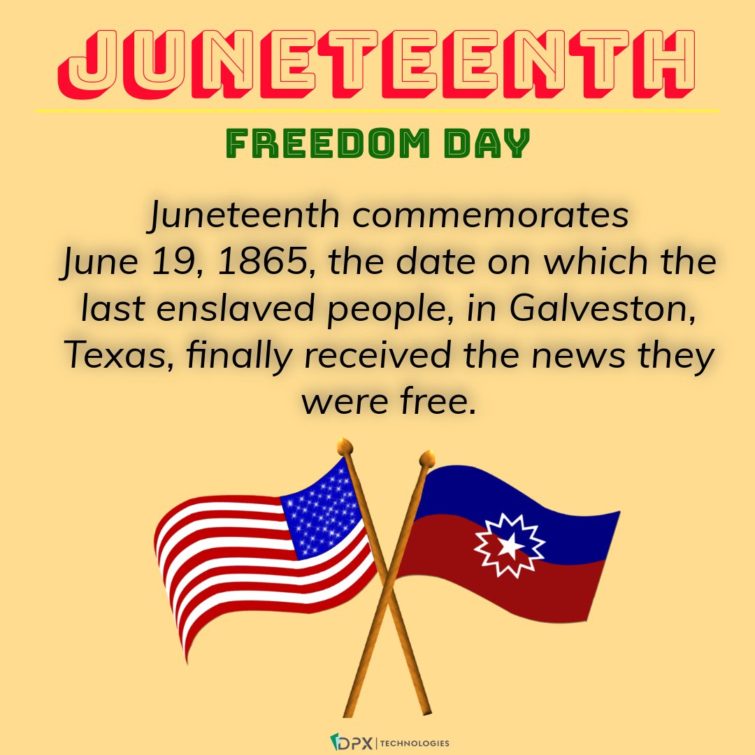 DPXTech's tweet image. At DPX Technologies, we stand in solidarity with the Black community, acknowledging the importance of this day. We are committed to fostering diversity, inclusion, and equity in everything we do.

#JuneteenthDay #DPXtechnologies #DEI
