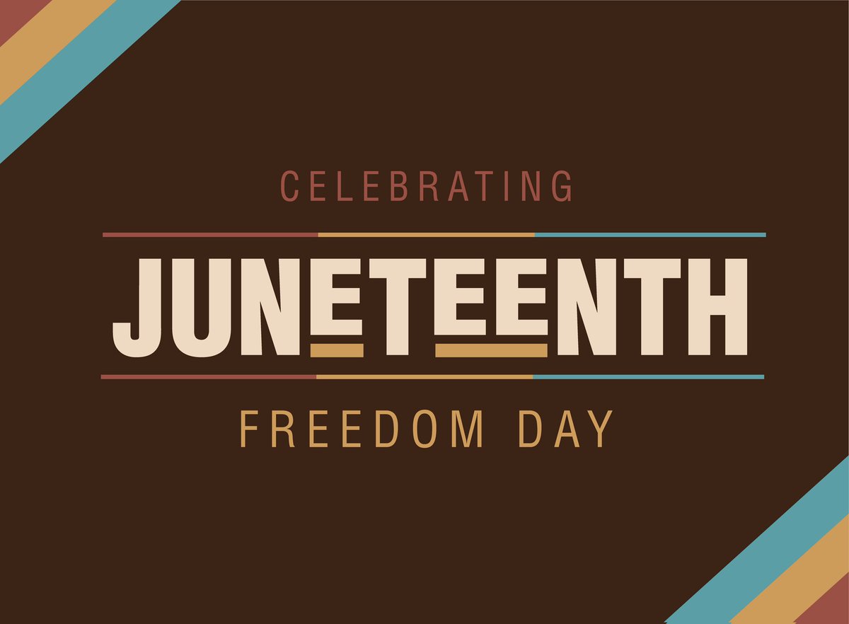 #Juneteenth honors this date in 1865, when enslaved African Americans in TX learned of the Emancipation Proclamation more than 2yrs after issuance. Juneteenth is widely commemorated by celebration + reflection, as an opportunity to renew a commitment to equality.