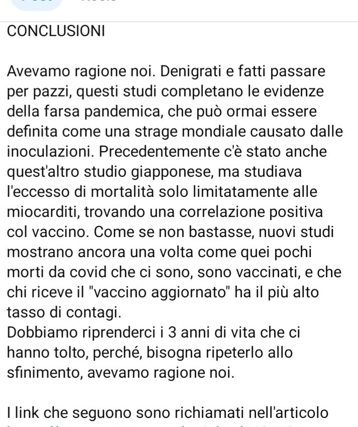 massimo15691's tweet photo. Nuovi studi sul vaccino.Evidente aumento di mortalità... https://t.co/a4SZ9bPwUc