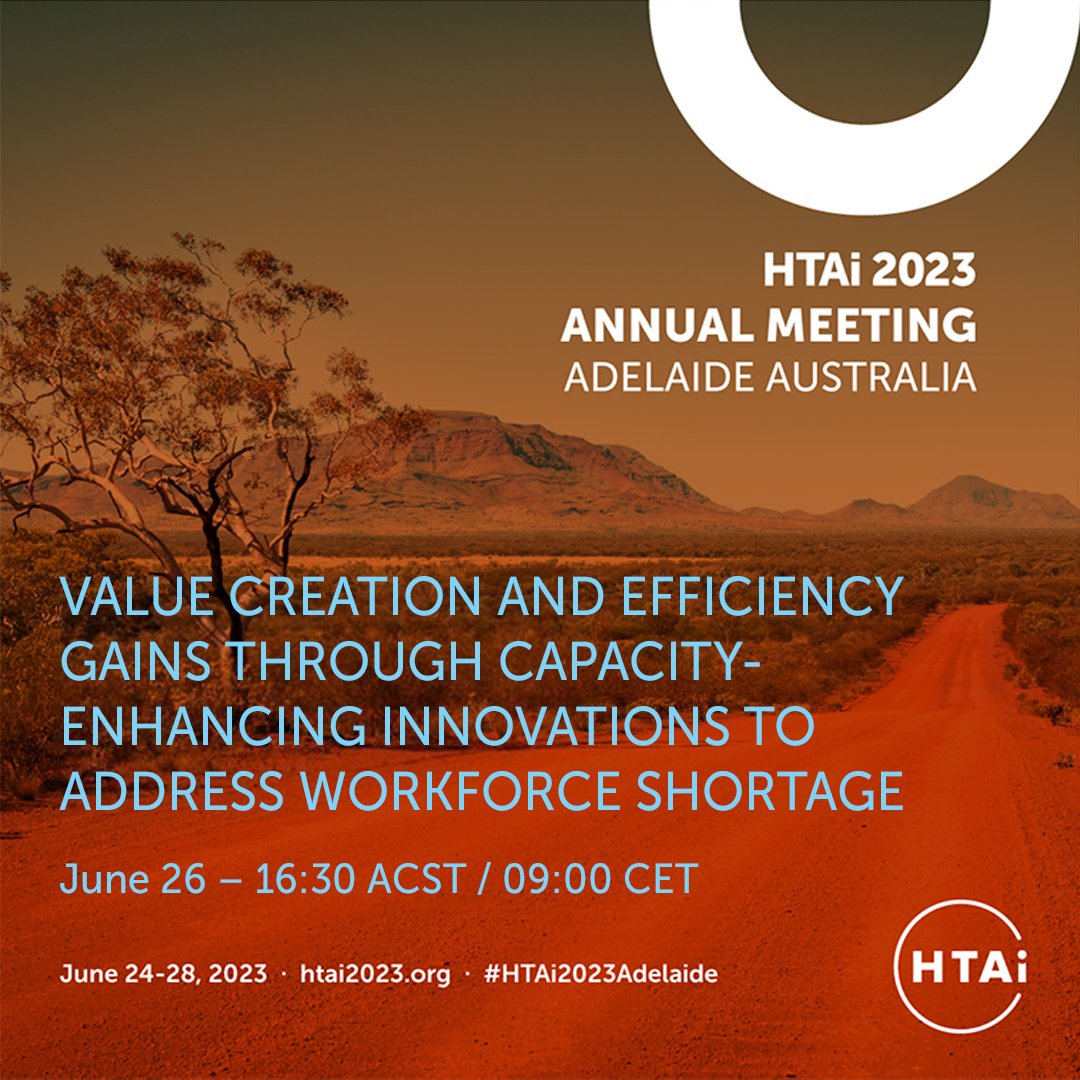 Capacity-enhancing innovations enable access to innovative care while reducing burdens on healthcare providers and hospitals ➡ Recognizing this value, measuring, and rewarding it, requires adaptive HTA methods to inform policy makers’ decisions. 
 
We are sponsoring the “Value