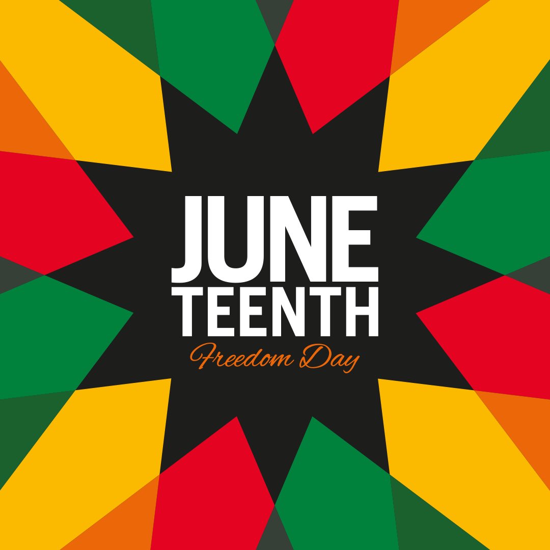 SenErikaGeiss's tweet photo. OTD in 1865 (2 years after the Emancipation Proclamation), the last enslaved Americans were notified of their freedom in Galveston, TX. 

Freedom Day. Jubilee Day. Emancipation Day. 
Juneteenth.
Whatever you call it, today is cause to celebrate &amp; continue fighting for liberation. https://t.co/XEdJQv2c4Z