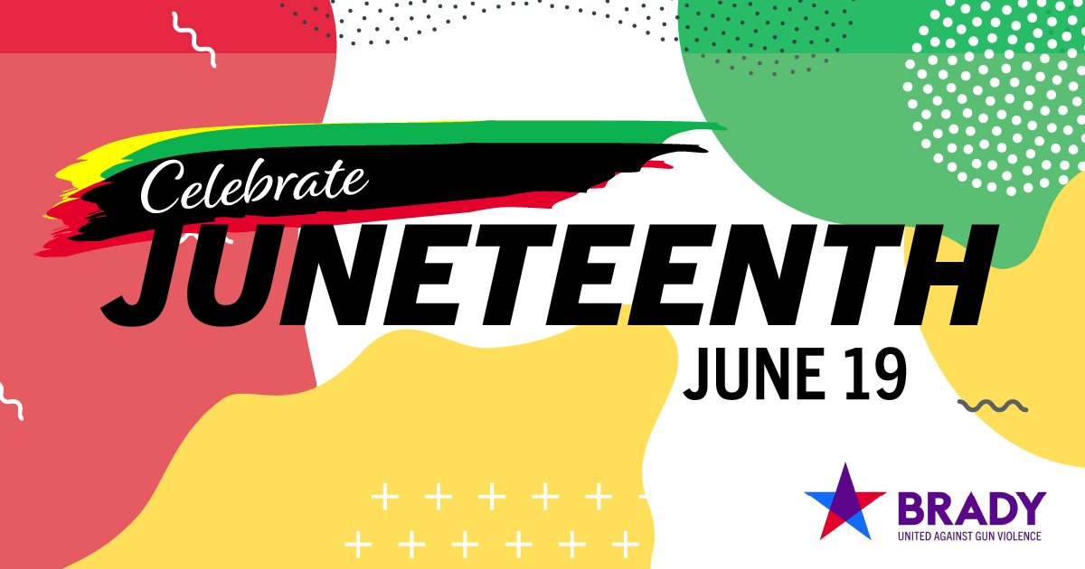 Today is #Juneteenth, a celebration of the end of slavery in the U.S. 

As we celebrate, we must discuss the racial inequality that still exists for Black Americans & the disparate impact that gun violence continues to have on Black and Brown communities.  history.com/news/what-is-j…
