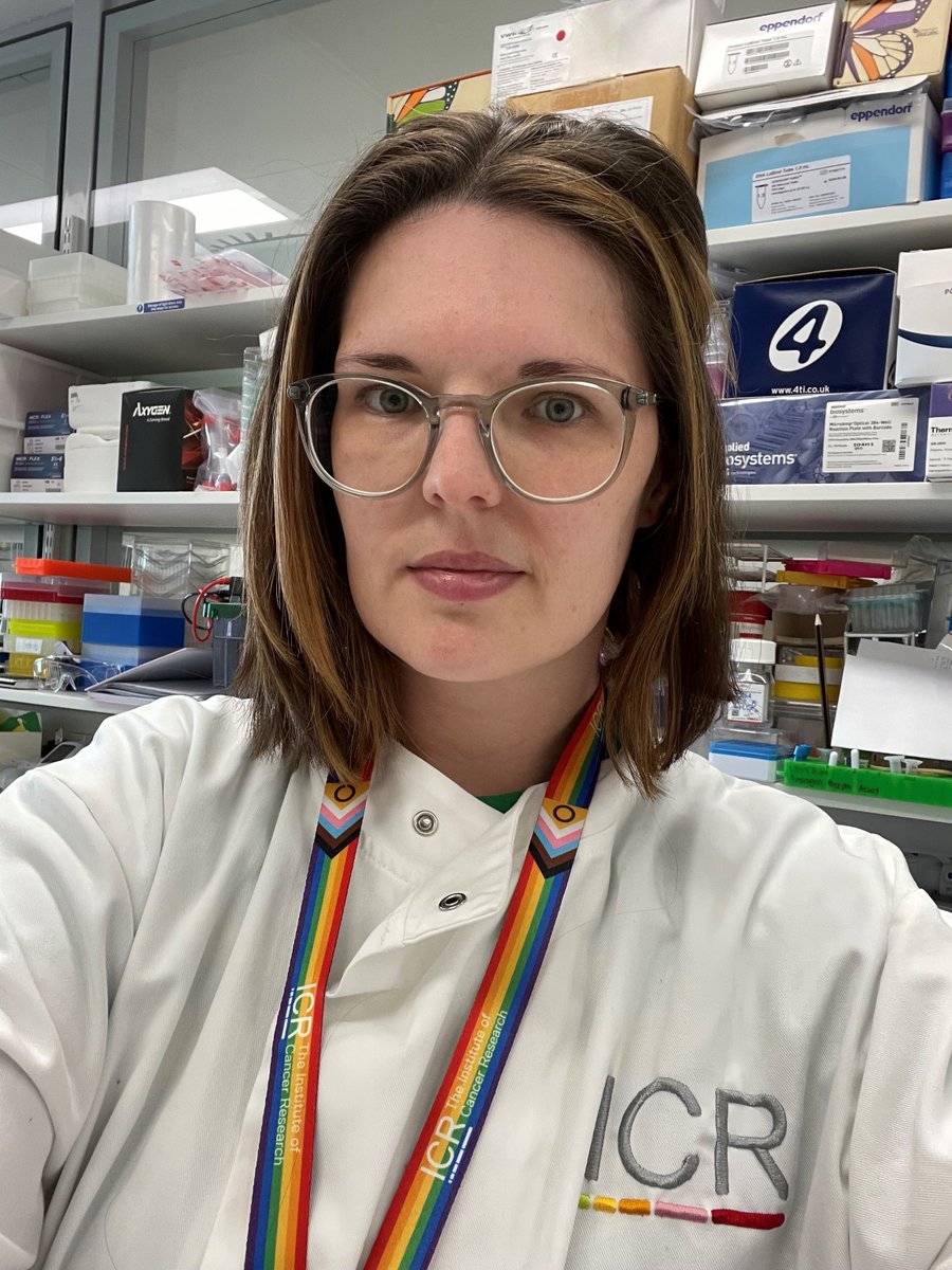 🏳️‍🌈🏳️‍⚧️June is #PrideMonth.  

@DrSamHutchinson is a Postdoctoral Training Fellow in our Division of #Cancer Therapeutics and co-chair of our #LGBT+ Network. This is her take on life at the ICR as a gay woman 👇🧵(1/5)

#Pride #Pride2023 #PrideInSTEM