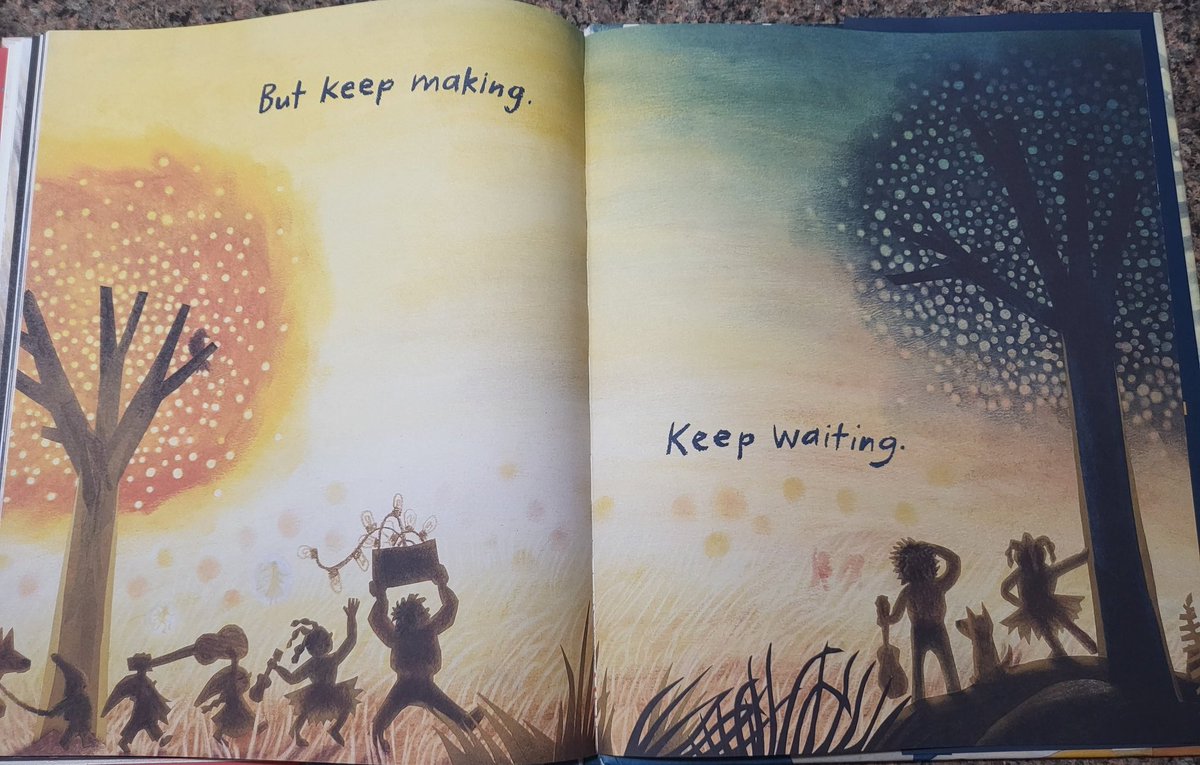 to make was the perfect start to this Monday! @writesinLA <a href="/magsderoma/">Mags DeRoma</a> what a perfect reminder that when you make anything it takes time! Never quit  gathering, making, and waiting!  My favorite pages! <a href="/booklove4life/">@booklove4life</a> #summerbookclub23