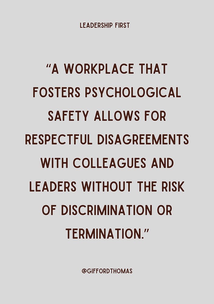 A Psychological Safety Workplace leadershipfirst.net/post/a-psychol…