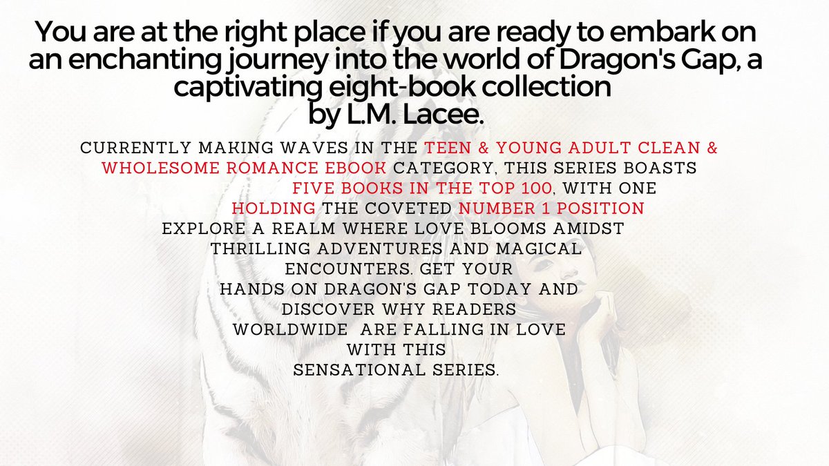 BrianJBrogan's tweet photo. Click here https://t.co/LYQMjMNClS

"Step into the enchanting realm of Dragon's Gap, where mythical creatures and intense emotions collide. Lose yourself in spellbinding storytelling as you embark on a journey of romance and self-discovery. #DragonGapSeries #BookLovers" https://t.co/EpChQiS2g8