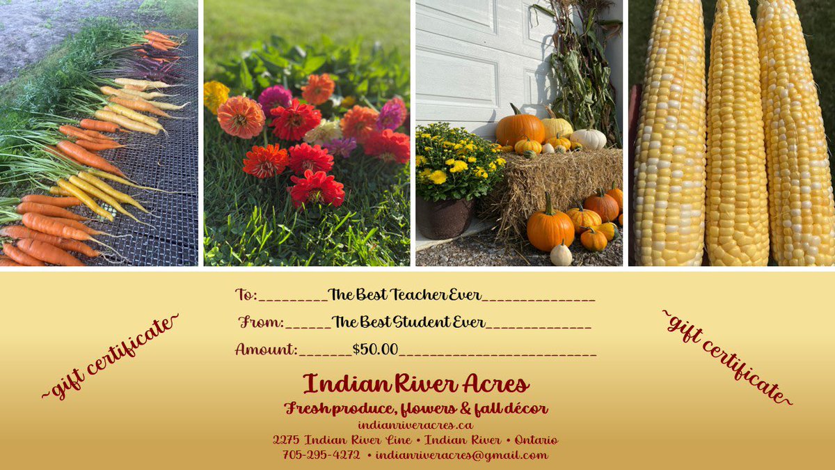 End of school year gifts have never been easier! Order your #indianriveracres gift certificates now!
#endofschoolyear #schoolgifts #teachergiftideas #giftcertificate #easypeasy #smallfarm #shoplocal #supportsmallbusiness #loveontfood